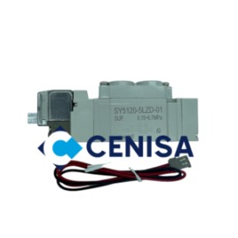 ELECTROVALVULA NEUMATICA 5/2 POSICIONES TIPO SMC MOD SY5120-5LZD-01