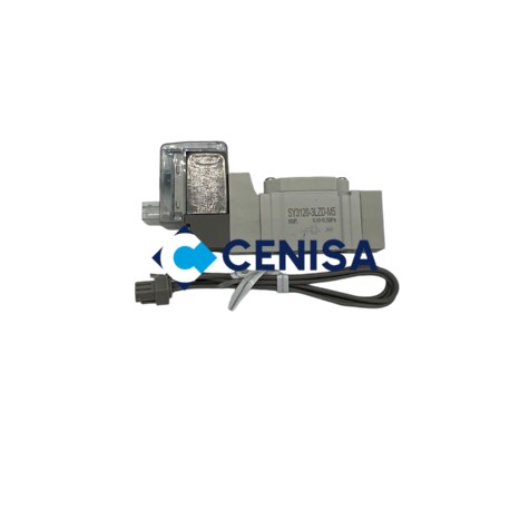 ELECTROVALVULA 5/2 POSICIONES PUERTOS M5 110 VAC MOD SY3120-3LZD-M5