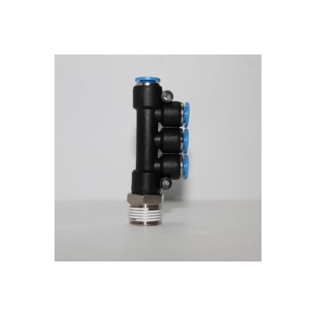 CONECTOR MULTIPLE 6 MM A M5