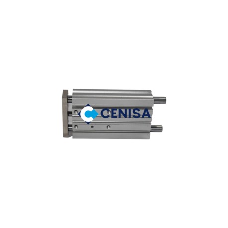 CILINDRO NEUMATICO DE TRES GUIAS MOD: TCL12X30S MARCA CENISA