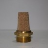 SILENCIADOR DE BRONCE CONO ROSCA 1/4